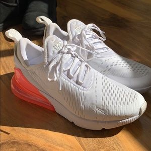 RARE: pink & white Nike Air 270